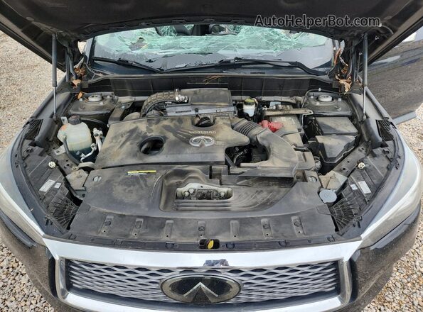 3PCAJ5BAXMF104894 2021 INFINITI QX50 Black Engine compartment view