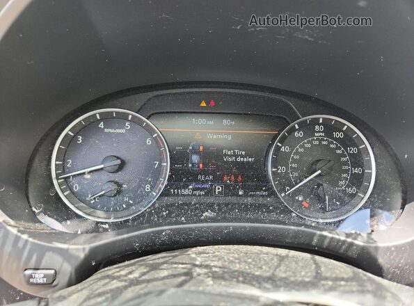 3PCAJ5BAXMF104894 2021 INFINITI QX50 Black Instrument cluster view