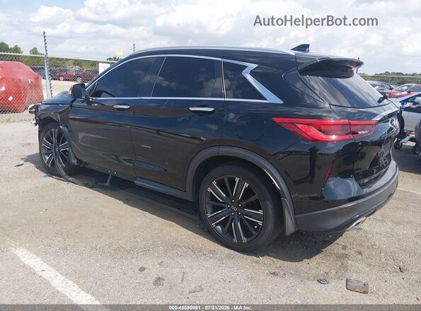 3PCAJ5BAXMF105303 2021 INFINITI QX50 Черный Задняя левая четверть