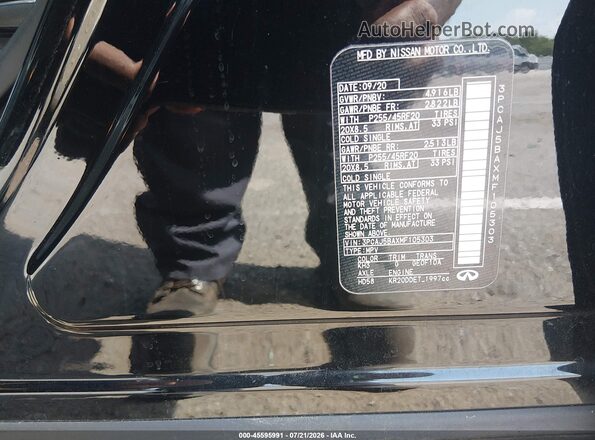 3PCAJ5BAXMF105303 2021 INFINITI QX50 Черный Вид подкапотного пространства