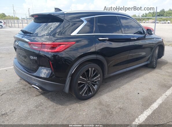 3PCAJ5BAXMF105303 2021 INFINITI QX50 Черный Задняя правая четверть