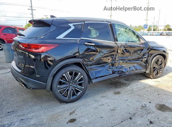 3PCAJ5BAXNF114293 2022 INFINITI QX50 Black Rear right