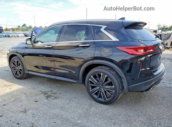 3PCAJ5BAXNF114293 2022 INFINITI QX50 Black Rear left