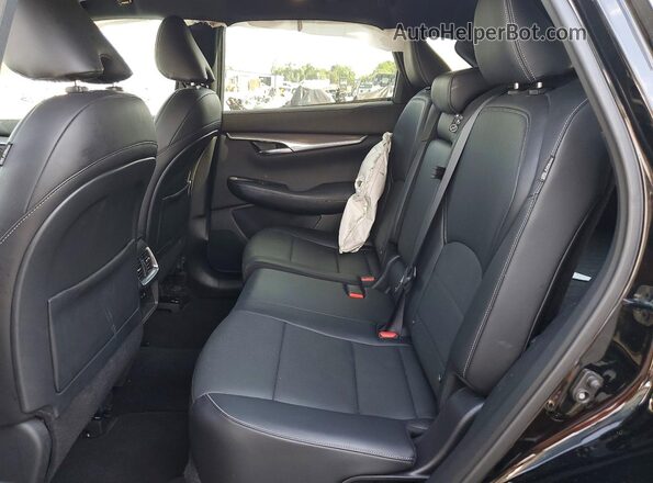 3PCAJ5BAXNF114293 2022 INFINITI QX50 Black Rear interior view