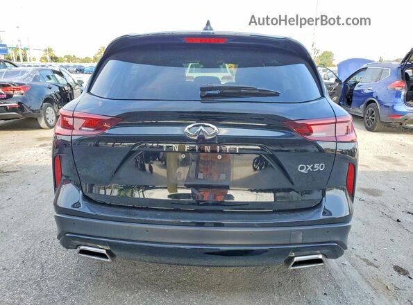3PCAJ5BAXNF114293 2022 INFINITI QX50 Black Rear view