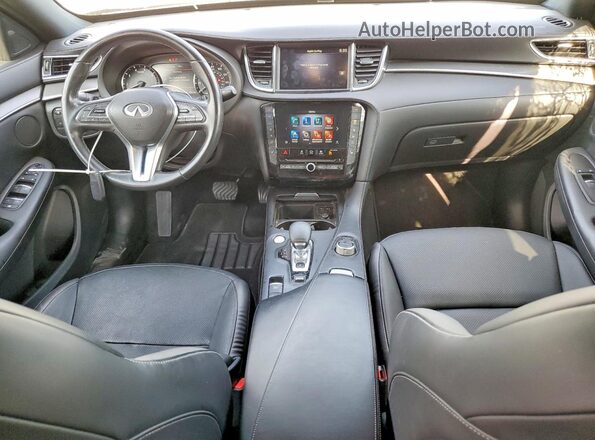 3PCAJ5BAXNF114293 2022 INFINITI QX50 Black Dashboard view