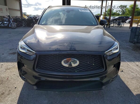 3PCAJ5BAXNF114293 2022 INFINITI QX50 Black Front view