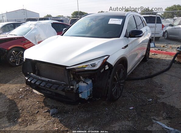 3PCAJ5BB1MF116084 2021 INFINITI QX50 Белый Передняя левая четверть