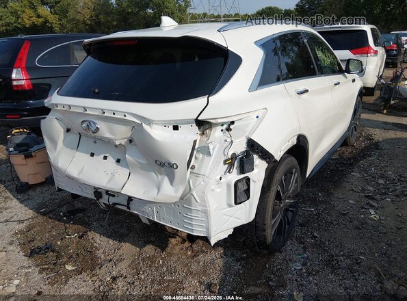 3PCAJ5BB1MF116084 2021 INFINITI QX50 Белый Задняя правая четверть