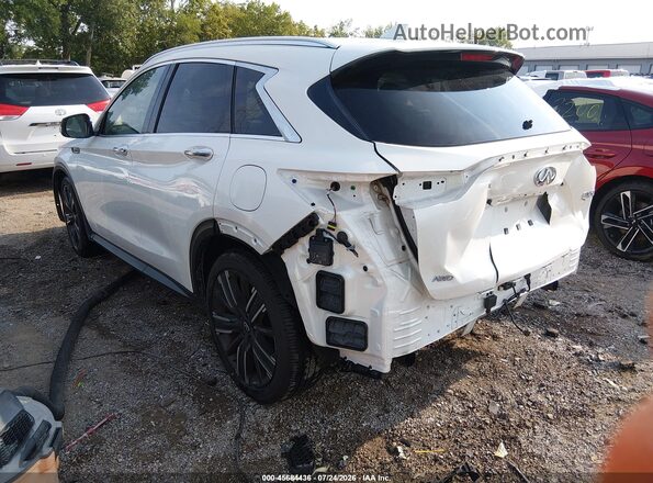 3PCAJ5BB1MF116084 2021 INFINITI QX50 Белый Задняя левая четверть