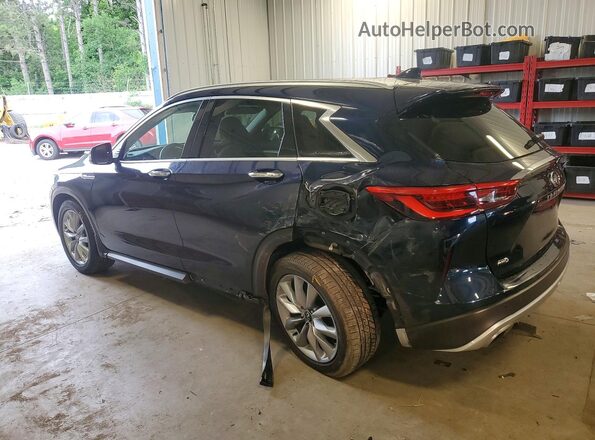3PCAJ5BB1MF117428 2021 INFINITI QX50 Blue უკანა მარცხენა