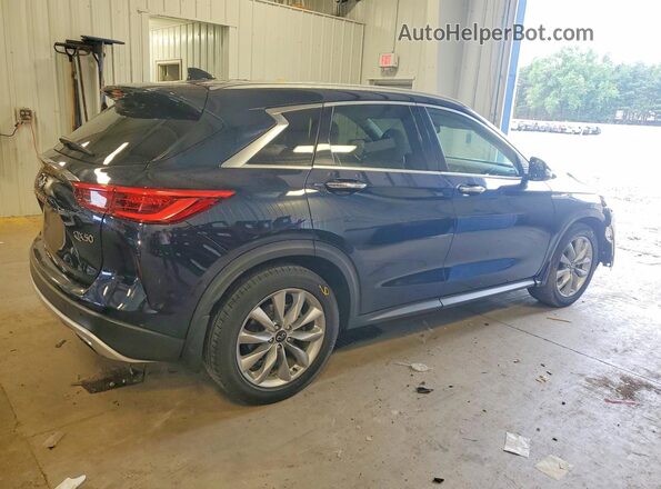 3PCAJ5BB1MF117428 2021 INFINITI QX50 Blue უკანა მარჯვენა