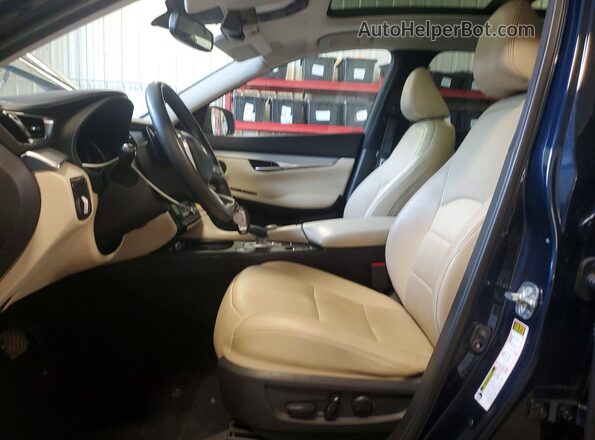 3PCAJ5BB1MF117428 2021 INFINITI QX50 Blue წინა სალონის ხედი