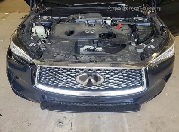 3PCAJ5BB1MF117428 2021 INFINITI QX50 Blue ძრავის განყოფილების ხედი
