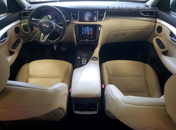 3PCAJ5BB1MF117428 2021 INFINITI QX50 Blue წინა პანელის ხედი
