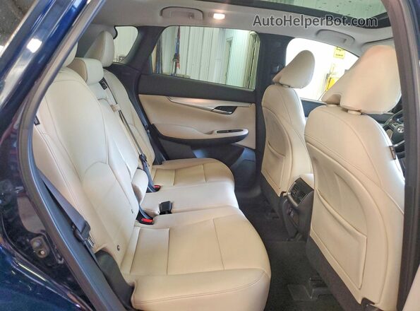 3PCAJ5BB1MF117428 2021 INFINITI QX50 Blue უკანა სალონის ხედი