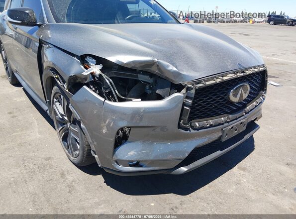 3PCAJ5BB1MF121737 2021 INFINITI QX50 Gray Front view