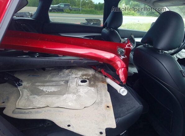 3PCAJ5BB3MF117009 2021 INFINITI QX50 Red Widok wnętrza z tyłu