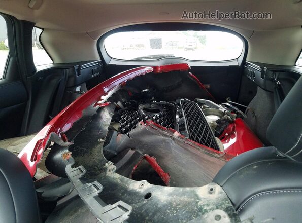 3PCAJ5BB3MF117009 2021 INFINITI QX50 Red Widok tylnych siedzeń