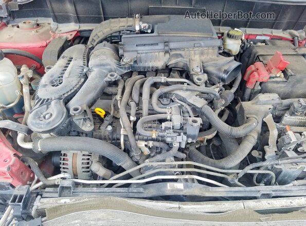 3PCAJ5BB3MF117009 2021 INFINITI QX50 Red Widok komory silnika