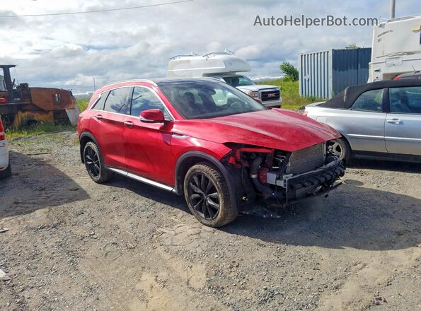 3PCAJ5BB3MF117009 2021 INFINITI QX50 Red Przód prawy