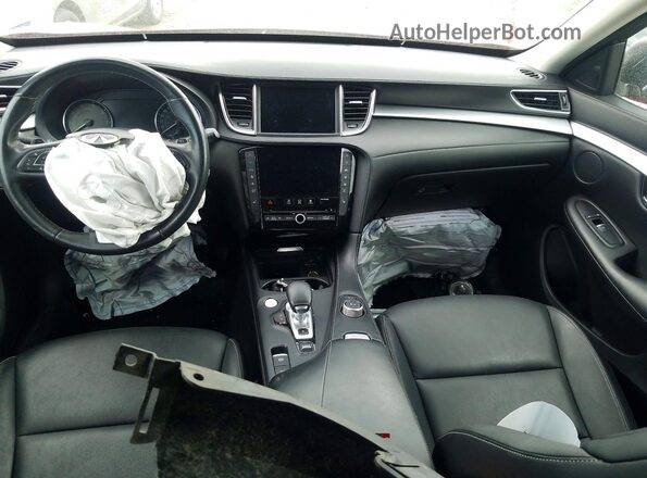 3PCAJ5BB3MF117009 2021 INFINITI QX50 Red Widok deski rozdzielczej