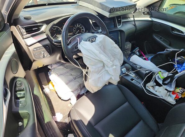 3PCAJ5BB4MF118511 2021 INFINITI QX50 Silver Առջևի վահանակի տեսք