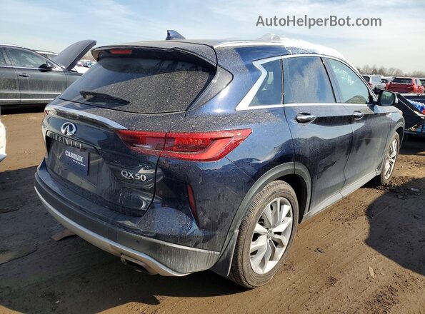 3PCAJ5BB5MF113639 2021 INFINITI QX50 Blue უკანა მარჯვენა