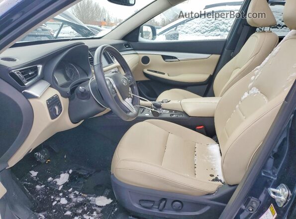 3PCAJ5BB5MF113639 2021 INFINITI QX50 Blue წინა სალონის ხედი