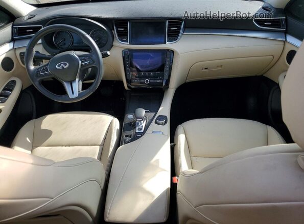 3PCAJ5BB5MF113639 2021 INFINITI QX50 Blue წინა პანელის ხედი