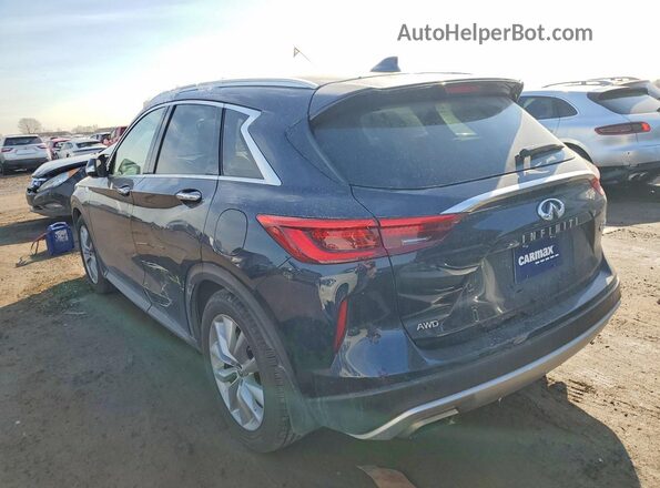 3PCAJ5BB5MF113639 2021 INFINITI QX50 Blue უკანა მარცხენა