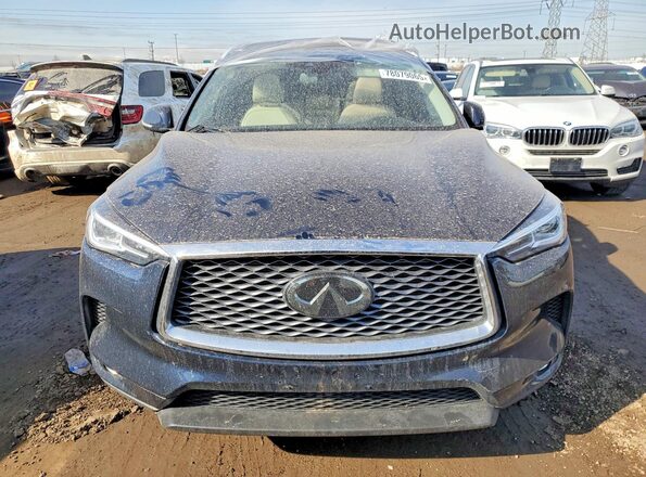 3PCAJ5BB5MF113639 2021 INFINITI QX50 Blue წინა ხედი