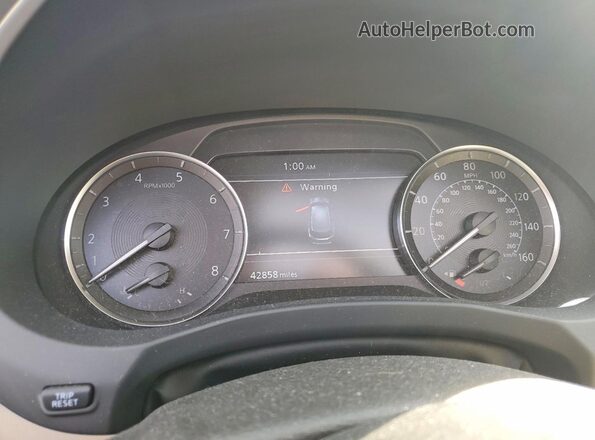 3PCAJ5BB5MF113639 2021 INFINITI QX50 Blue ხელსაწყოთა პანელის ხედი