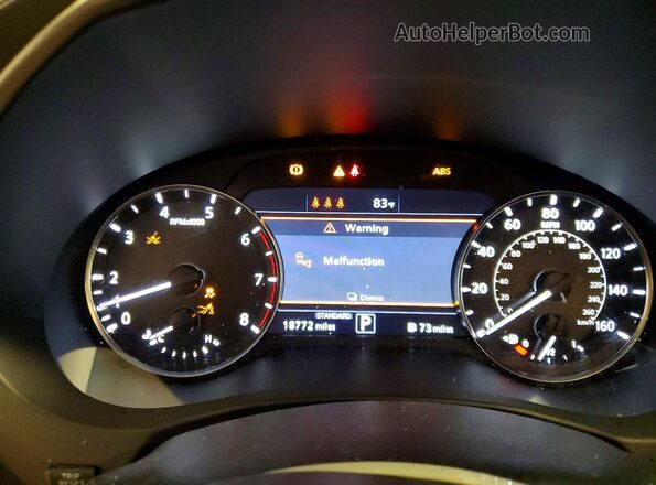 3PCAJ5BB5RF109971 2024 INFINITI QX50 Белый Вид щитка приборов