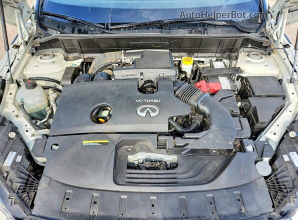 3PCAJ5BB6NF115000 2022 INFINITI QX50 White ძრავის განყოფილების ხედი