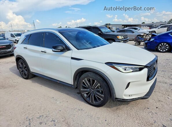 3PCAJ5BB6NF115000 2022 INFINITI QX50 White წინა მარჯვენა