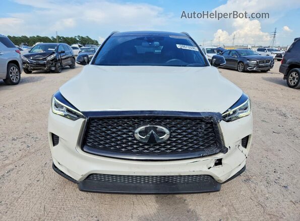 3PCAJ5BB6NF115000 2022 INFINITI QX50 White წინა ხედი