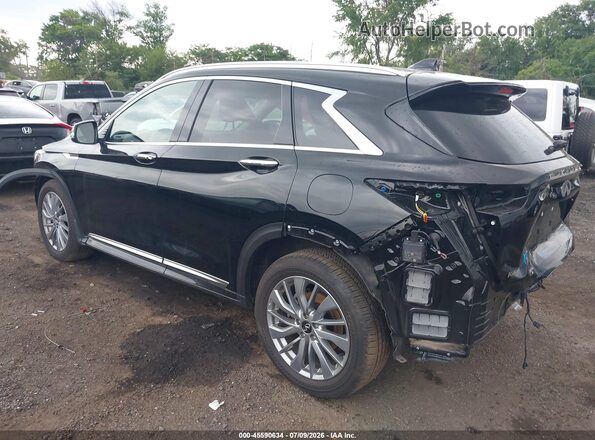 3PCAJ5BB6SF106714 2025 INFINITI QX50 Black Հետևի ձախ