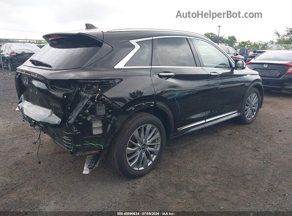 3PCAJ5BB6SF106714 2025 INFINITI QX50 Black Հետևի աջ