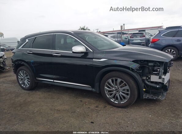 3PCAJ5BB6SF106714 2025 INFINITI QX50 Black Սալոնի հետևի տեսք