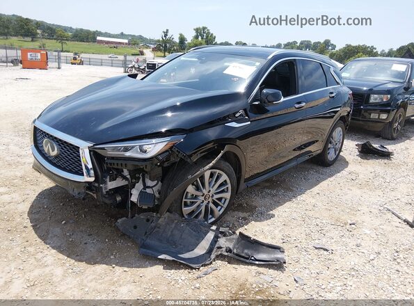 3PCAJ5BB6SF116482 2025 INFINITI QX50 Черный Передняя левая четверть