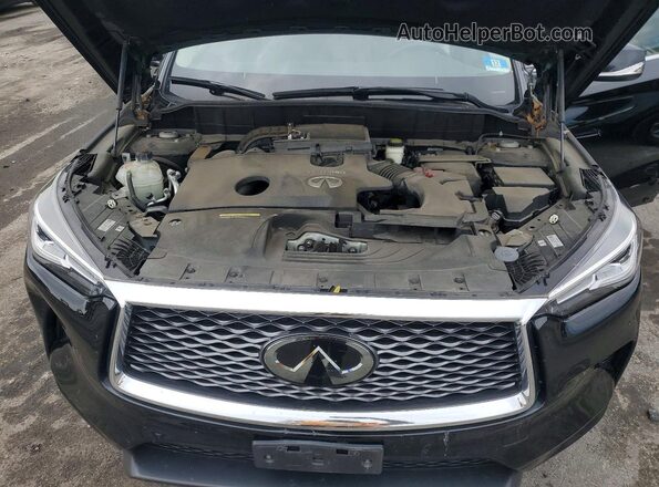 3PCAJ5BB8MF110864 2021 INFINITI QX50 Black Սալոնի հետևի տեսք