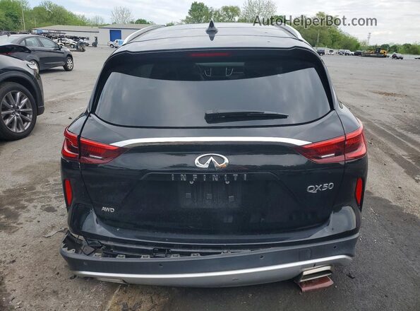 3PCAJ5BB8MF110864 2021 INFINITI QX50 Black Հետևի տեսք