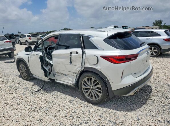 3PCAJ5BB9SF101782 2025 INFINITI QX50 White უკანა მარცხენა