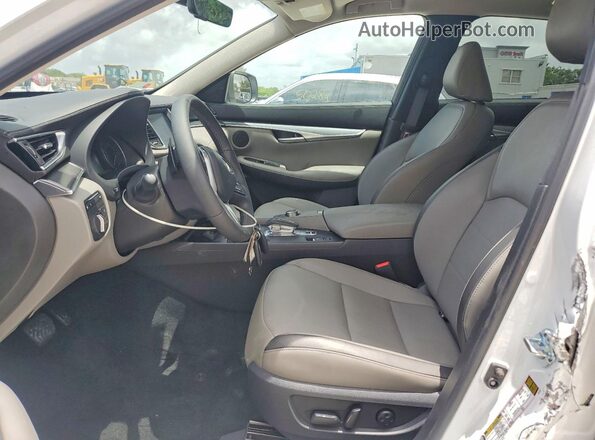 3PCAJ5BB9SF101782 2025 INFINITI QX50 White წინა სალონის ხედი
