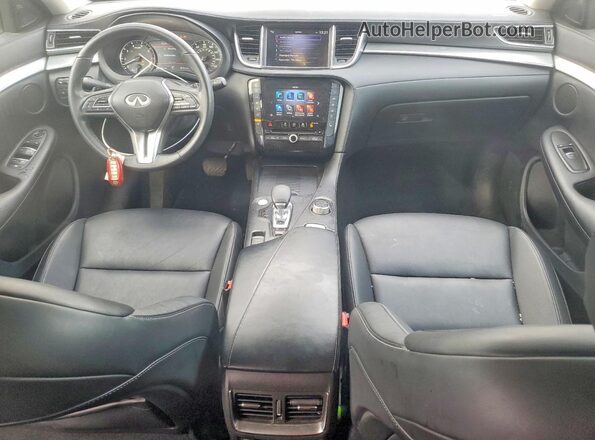 3PCAJ5BBXMF108467 2021 INFINITI QX50 Black Առջևի վահանակի տեսք