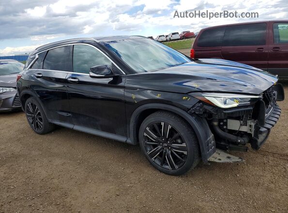 3PCAJ5BBXNF120264 2022 INFINITI QX50 Black წინა მარჯვენა