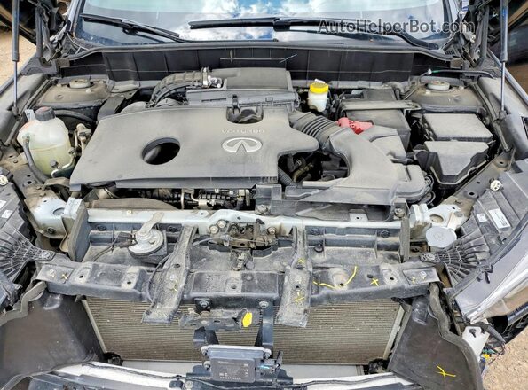 3PCAJ5BBXNF120264 2022 INFINITI QX50 Black ძრავის განყოფილების ხედი