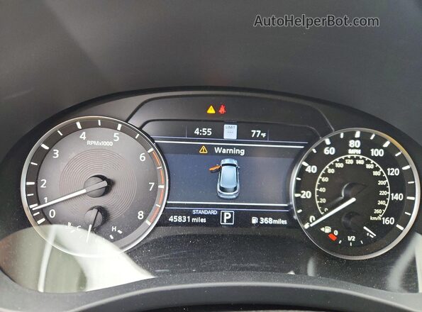 3PCAJ5CA0MF122948 2021 INFINITI QX50 White Սարքավորումների վահանակի տեսք