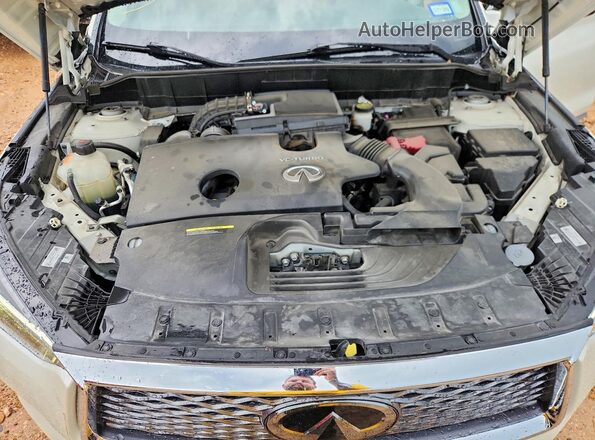 3PCAJ5CA0MF122948 2021 INFINITI QX50 White Շարժիչի բաժամունքի տեսք